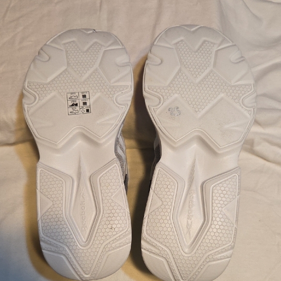 Reebok Gray and Neon Yellow Athletic Sneakers - Picture 5 of 5